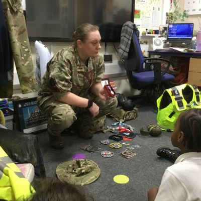 Meeting Corporal Jepson from the RAF Military Police